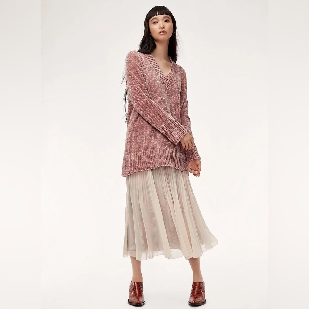 Aritzia Wilfred Violetta Sweater